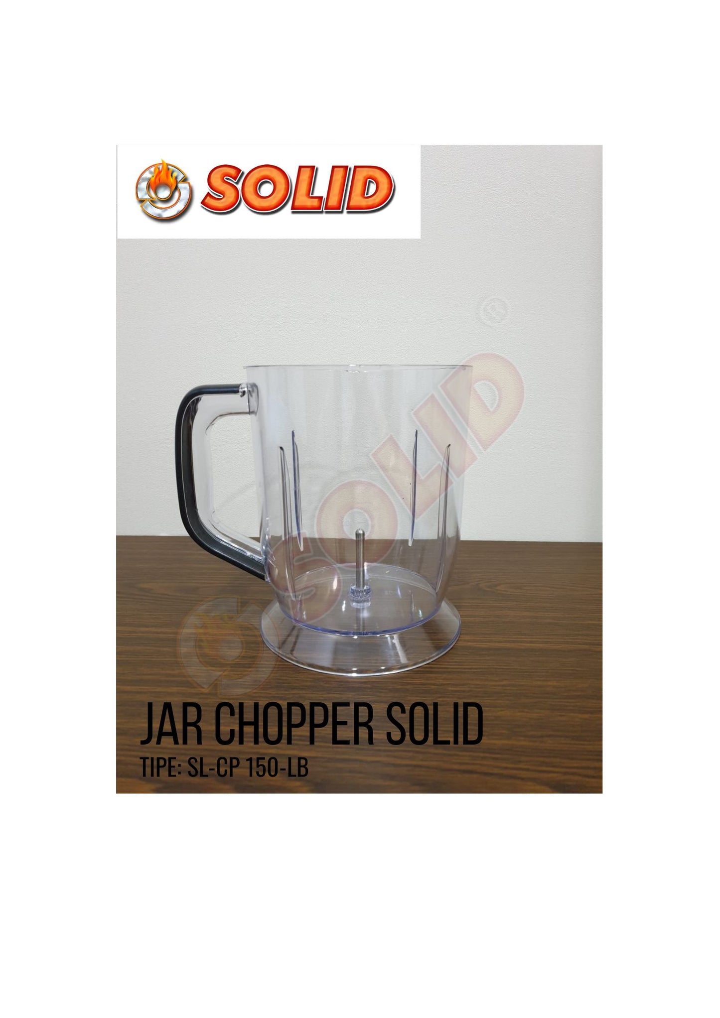 JAR CHOPPER ORIGINAL SOLID TANPA TUTUP TANPA SEAL TANPA PISAU SL-CP150-LB
