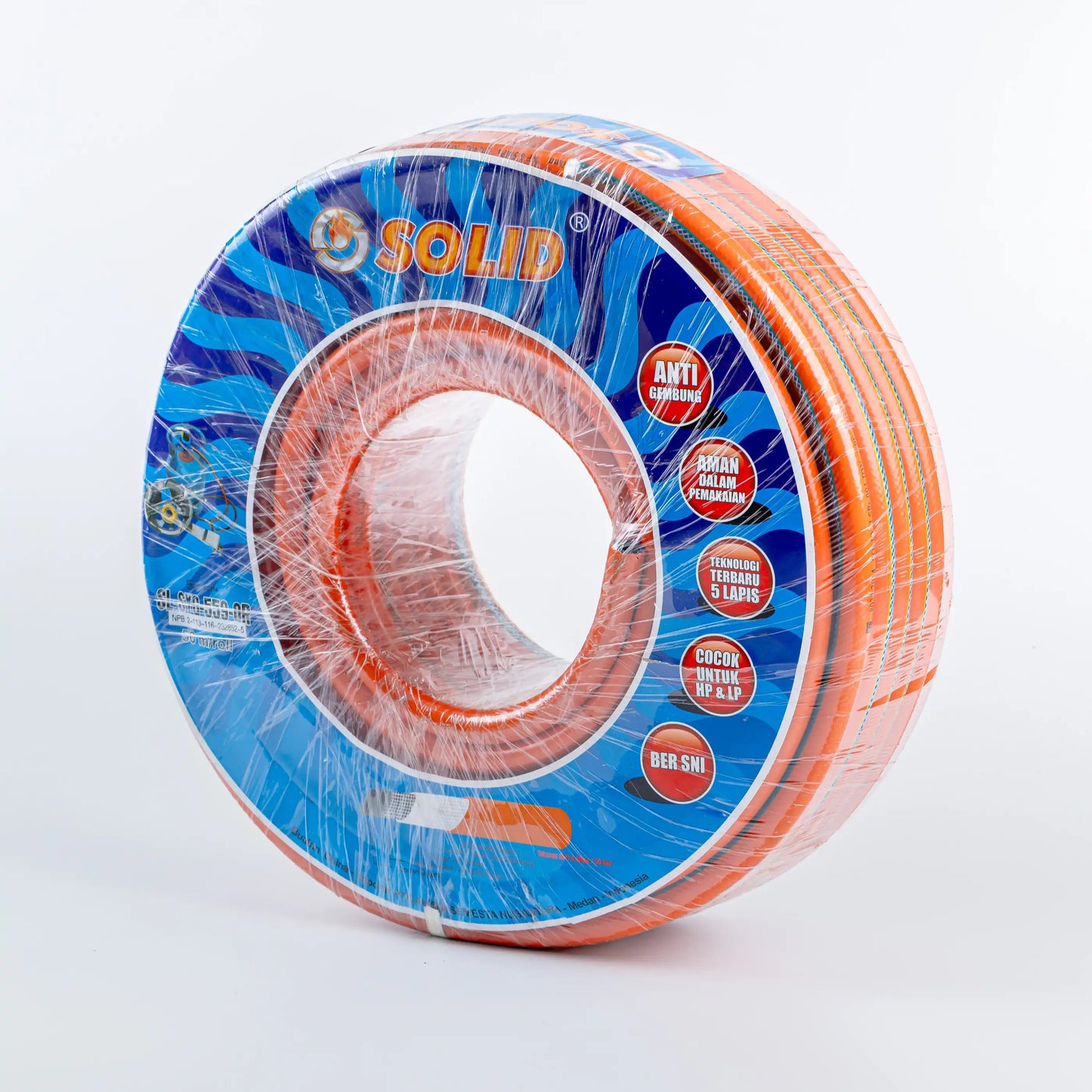 SOLID SELANG GAS 5 LAPIS TEKANAN TINGGI & RENDAH SL-SYG 559-OR