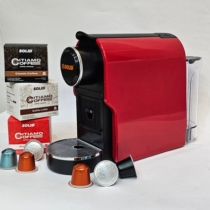 SOLID Mesin Kopi ALLEGRO FREE Coffee Capsule Prime Coffee, Caffe Latte, dan Classic Coffee