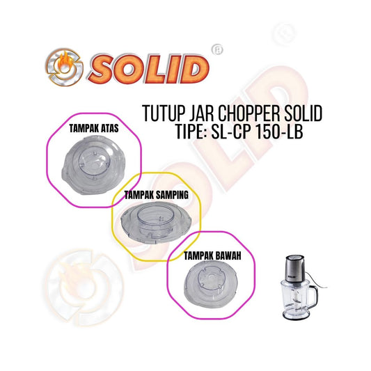TUTUP ATAS CHOPPER ORIGINAL SPARE PART SOLID PENGGILING PELUMAT