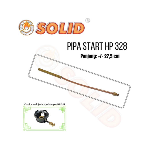 Pipa Starter / Api Pancing / Pilot Valev Kompor Gas Tekanan Tinggi HP 328 Manual SOLID